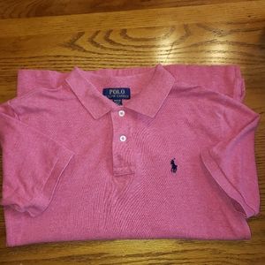 Boys Short Sleeve Ralph Lauren Polo Cotton Shirt